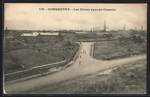 AK Commentry, Les Usines vues du Crassier