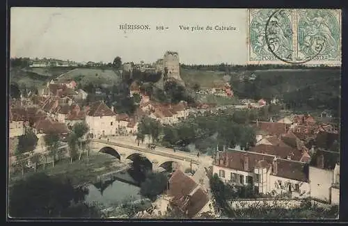 AK Hérisson, Vue prise du Calvaire
