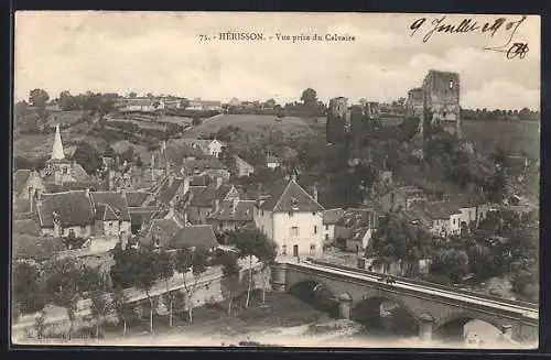 AK Hèrisson, Vue prise du Calvaire