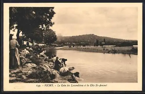 AK Vichy, Le Coin des Lavandieres et la Cote St-Amand