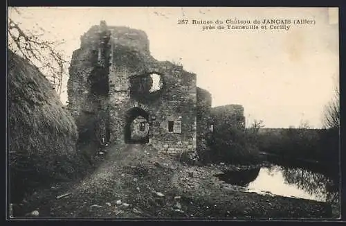 AK Jancais /Allier, Ruines du Château