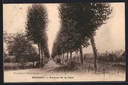 AK Bézenet, Avenue de la Gare