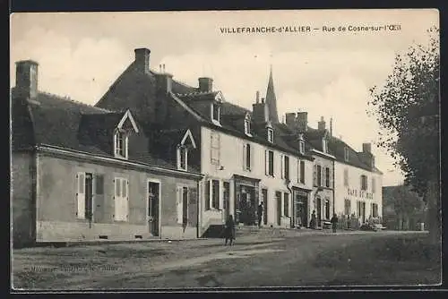 AK Villefranche-d`Allier, Rue de Cosne-sur-l`Oeil