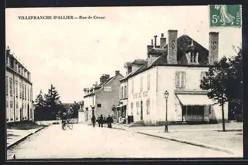 AK Villefranche-d`Allier, Rue de Cosne