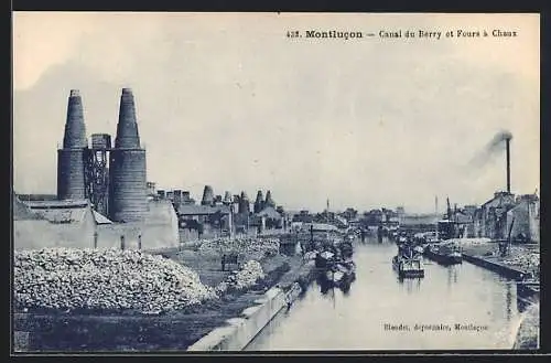 AK Montlucon, Canal du Berry et Fours a Chaux