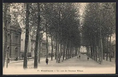 AK Montlucon, Un coin de l`Avenue Wilson