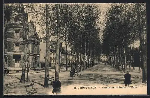 AK Montlucon, Avenue du President Wilson