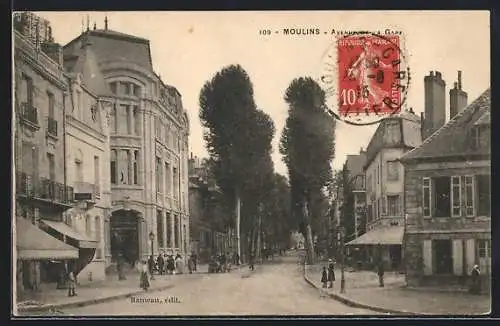 AK Moulins, Avenue de la Gare