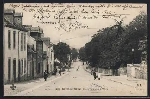 AK Neris-les-Bains, Boulevard des Arenes