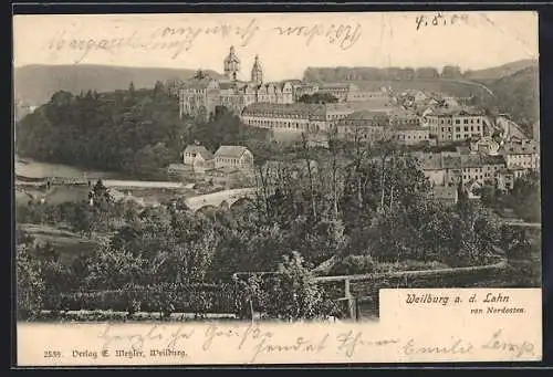 AK Weilburg a. d. Lahn, Teilansicht von Nordosten