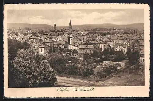 AK Giessen, Totalansicht mit Kirche