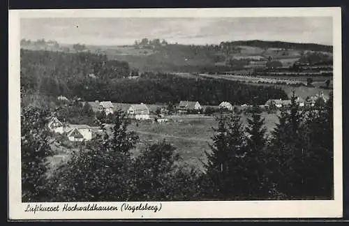 AK Hochwaldhausen, Gesamtansicht aus der Vogelschau