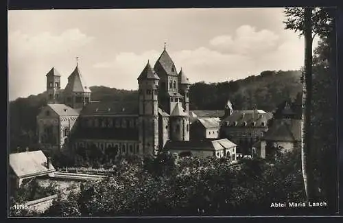 AK Maria Laach, Abtei aus der Vogelschau