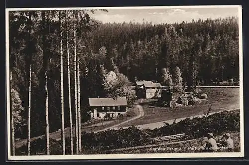 AK Kemtau /Erzgebirge, Partie am Kalkofen