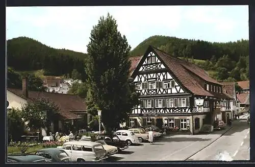 AK Schenkenzell, Gasthof Sonne, Aussenansicht