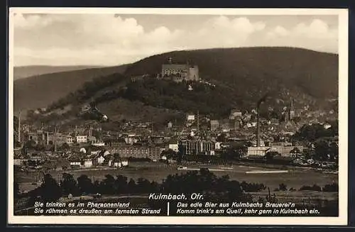 AK Kulmbach, Ortsansicht mit Schloss