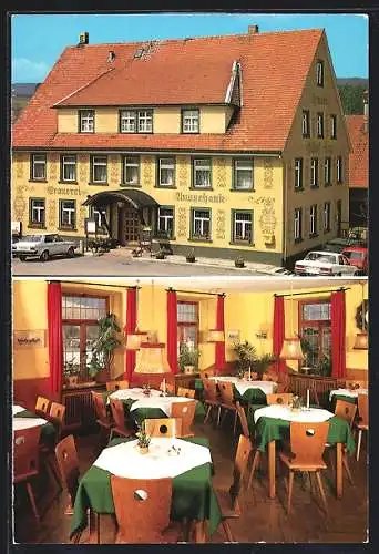 AK Lenzkirch, Brauerei-Gasthof Rogg Fam. Wannöffl, Bonndorfer Strasse