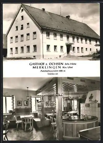 AK Merklingen / Alb, Gasthof zum Ochsen