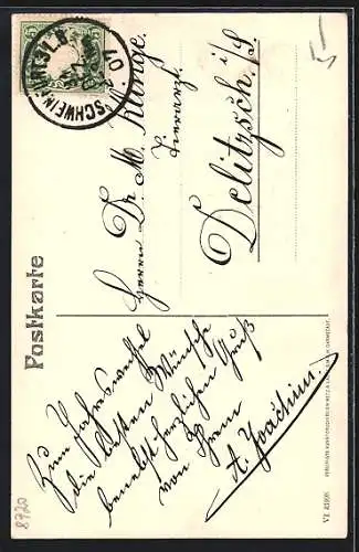 AK Schweinfurt, am Rathaus