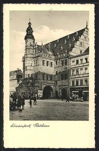 AK Schweinfurt, Partie am Rathaus