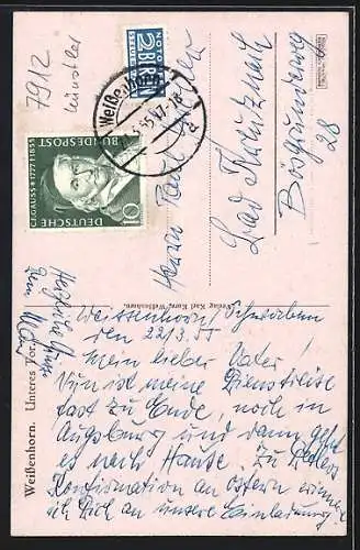 Künstler-AK Weissenhorn, Unteres Tor