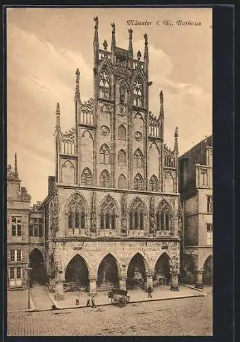 AK Münster / Westfalen, Rathaus