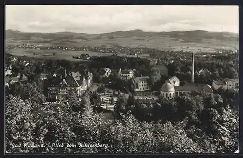 AK Bad Kudowa, Blick vom Schlossberg