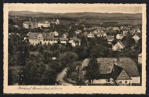 AK Bad Altheide, Ortsansicht aus der Vogelschau