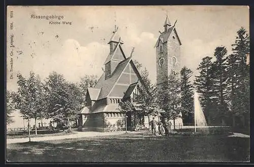 AK Brückenberg i. Rgb., Kirche Wang