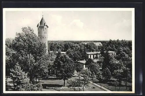 AK Neuhammer a. Queis, Ortsansicht am Truppenübungsplatz