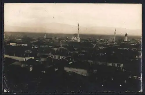 Foto-AK Monastir, Stadtansicht mit Flusspartie