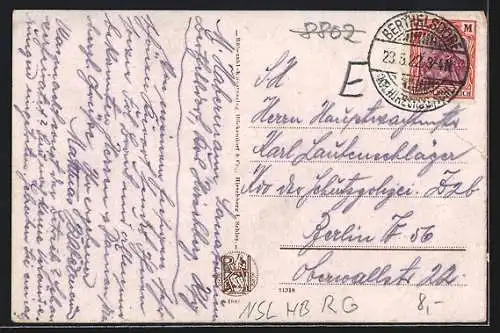 AK Berthelsdorf i. Riesengebirge, Blick auf das Sanatorium