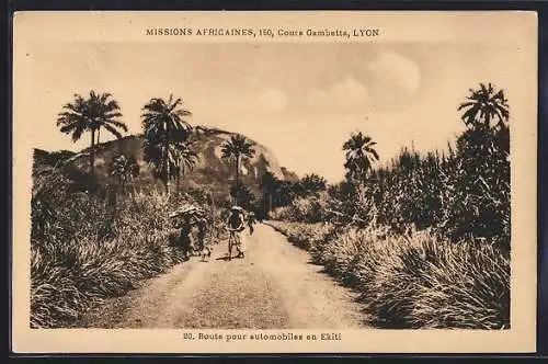 AK Ekiti, Route pour automobiles