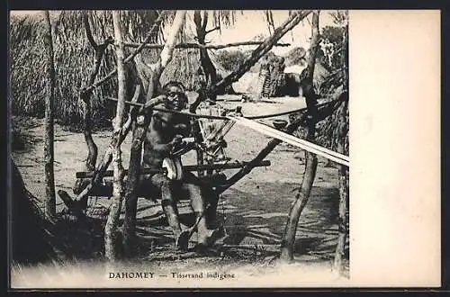 AK Dahomey, Tisserand indigene