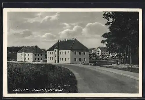 AK Grafenwöhr, Blick auf Lager Altneuhaus