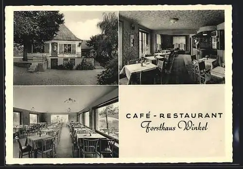 AK Kapellen / Geldern, Café-Restaurant Forsthaus Winkel