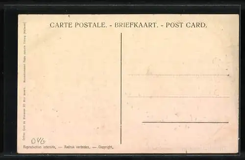 AK Silhouette von heranstürmender belgischer Infanterie