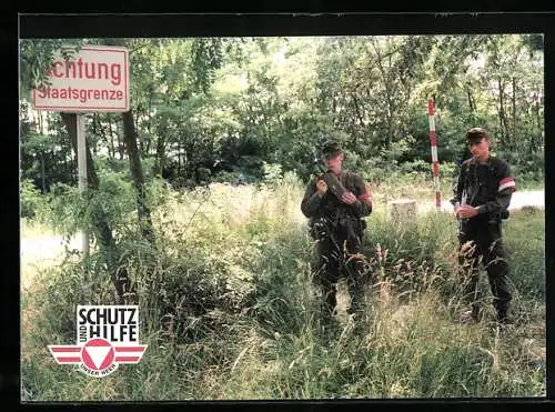AK Assistenzeinsatz im Burgenland, Soldaten des Militärkommando Burgenland an der Staatsgrenze