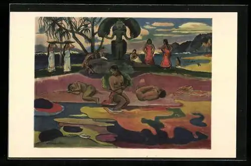Künstler-AK sign. Paul Gauguin: Tage der Götter