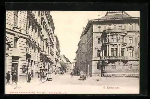 AK Wien, Passanten in der Karlsgasse