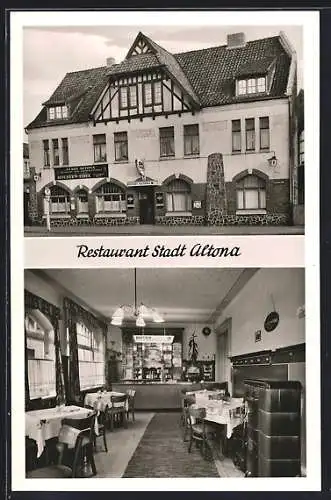 AK Neumünster /Holstein, Restaurant Stadt Altona, Boostedter Strasse 1