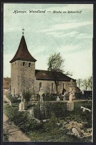 AK Rebenstorf, Kirche u. Friedhof