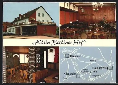 AK Hoheneggelsen, Das Gasthaus Klein Berliner Hof mit Gaststube, Inh. Horst Werner