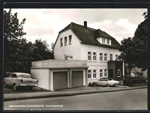 AK Bad Meinberg, Die Pension W. Schlingmann, Blombergerstr. 12