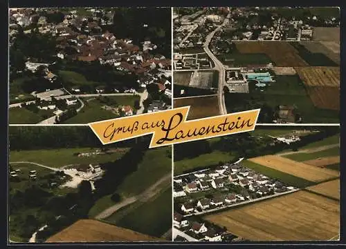 AK Lauenstein / Salzhemmendorf, Ortsansichten vom Flugzeug aus