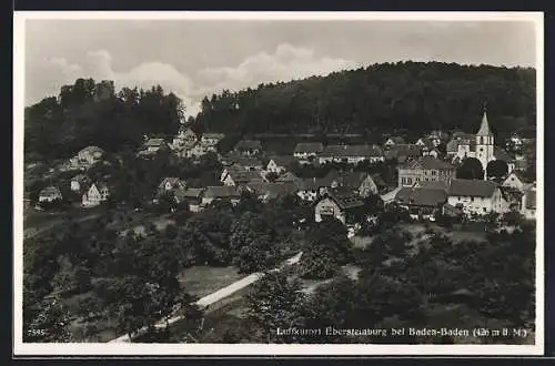 AK Ebersteinburg /Baden-Baden, Der Kurort aus der Vogelschau