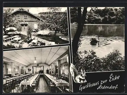 AK Hedendorf, Gasthaus Zur Eiche, Schwan