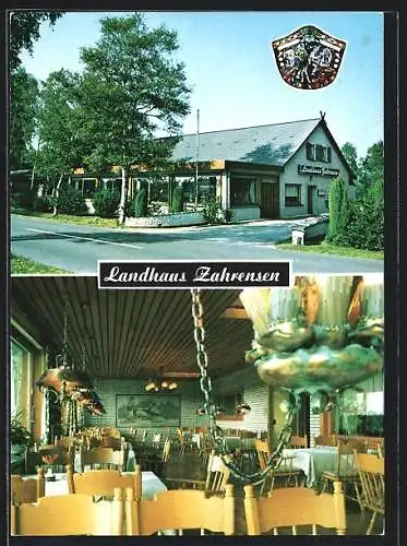 AK Zahrensen /Schneverdingen, Landhaus Zahrensen mit Speisesaal