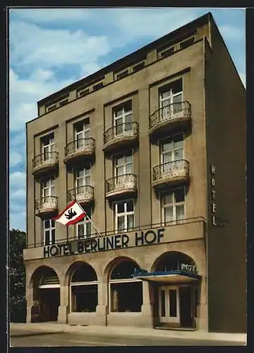 AK Kiel, Das Hotel Berliner Hof, Ringstrasse 6