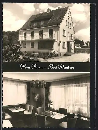 AK Bad Meinberg, Hotel Fremdenheim Haus Diana, Königsbergerallee 42